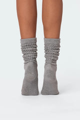 Slouchy Scrunch Socks