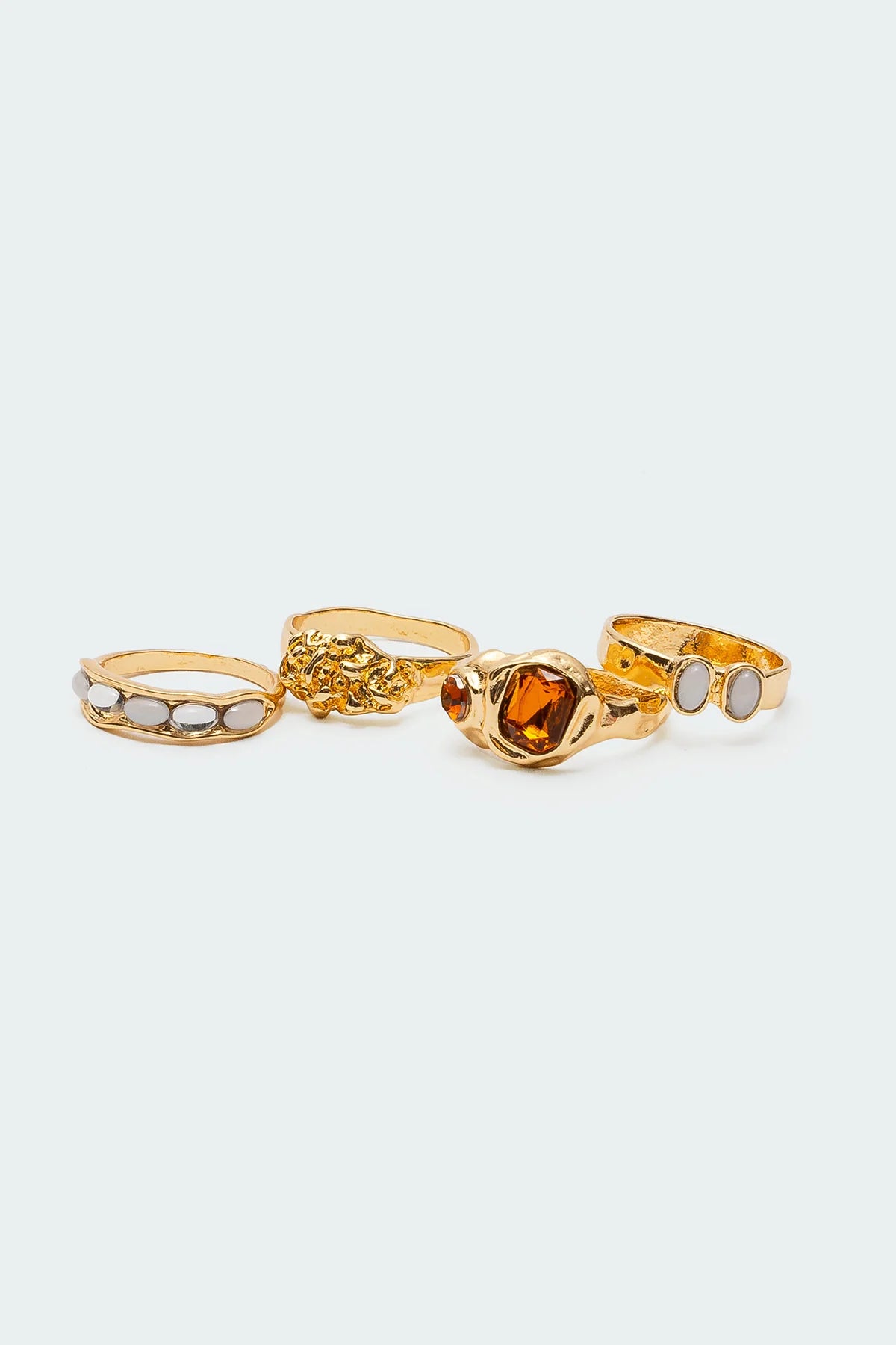 Mixed Gemstone Ring Pack