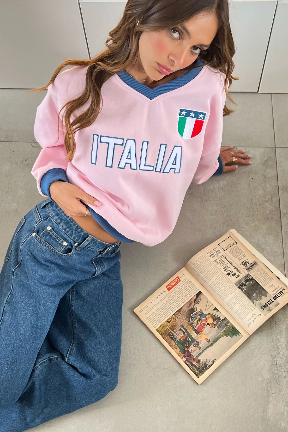 Italy Oversized Sweatshirt