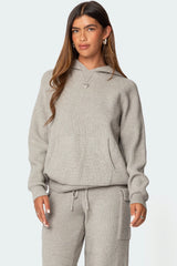 Wynter Oversized Knit Hoodie