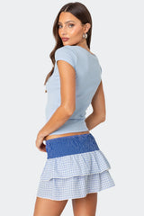 Priscilla Lace Trim T Shirt