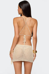 Alora Iridescent Crochet Top