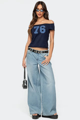 Ripley Distressed Low Rise Jeans