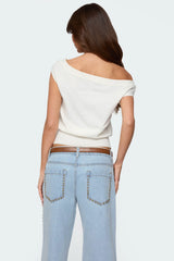 Michaela Off Shoulder Knit Top