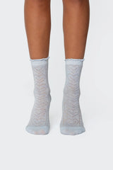 Pointelle Socks