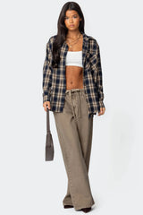 Hudson Oversized Tie Belt Jeans
