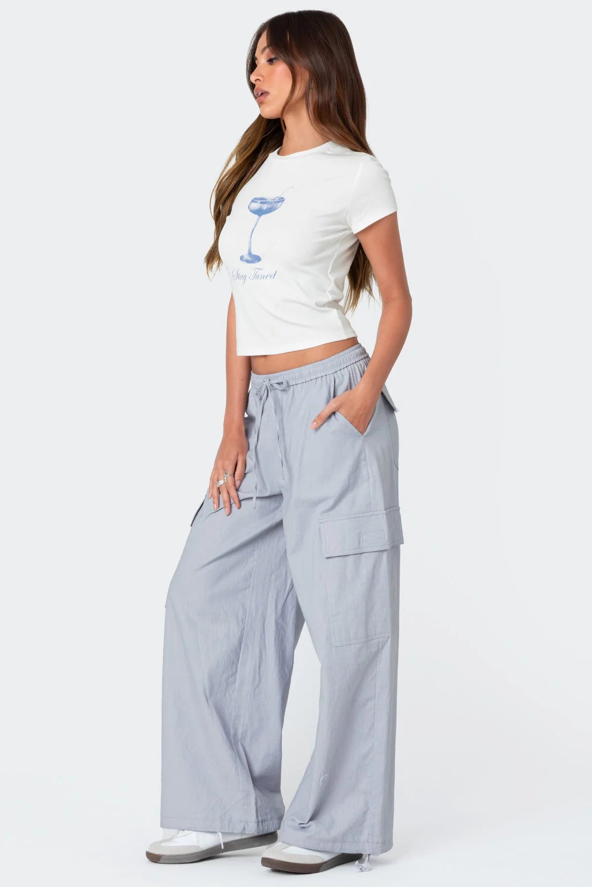 Phoenix Linen Look Cargo Pants