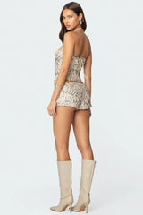 Wavy Baby Sequin Corset