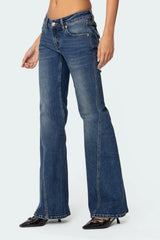 Colton Boot Cut Low Rise Jeans