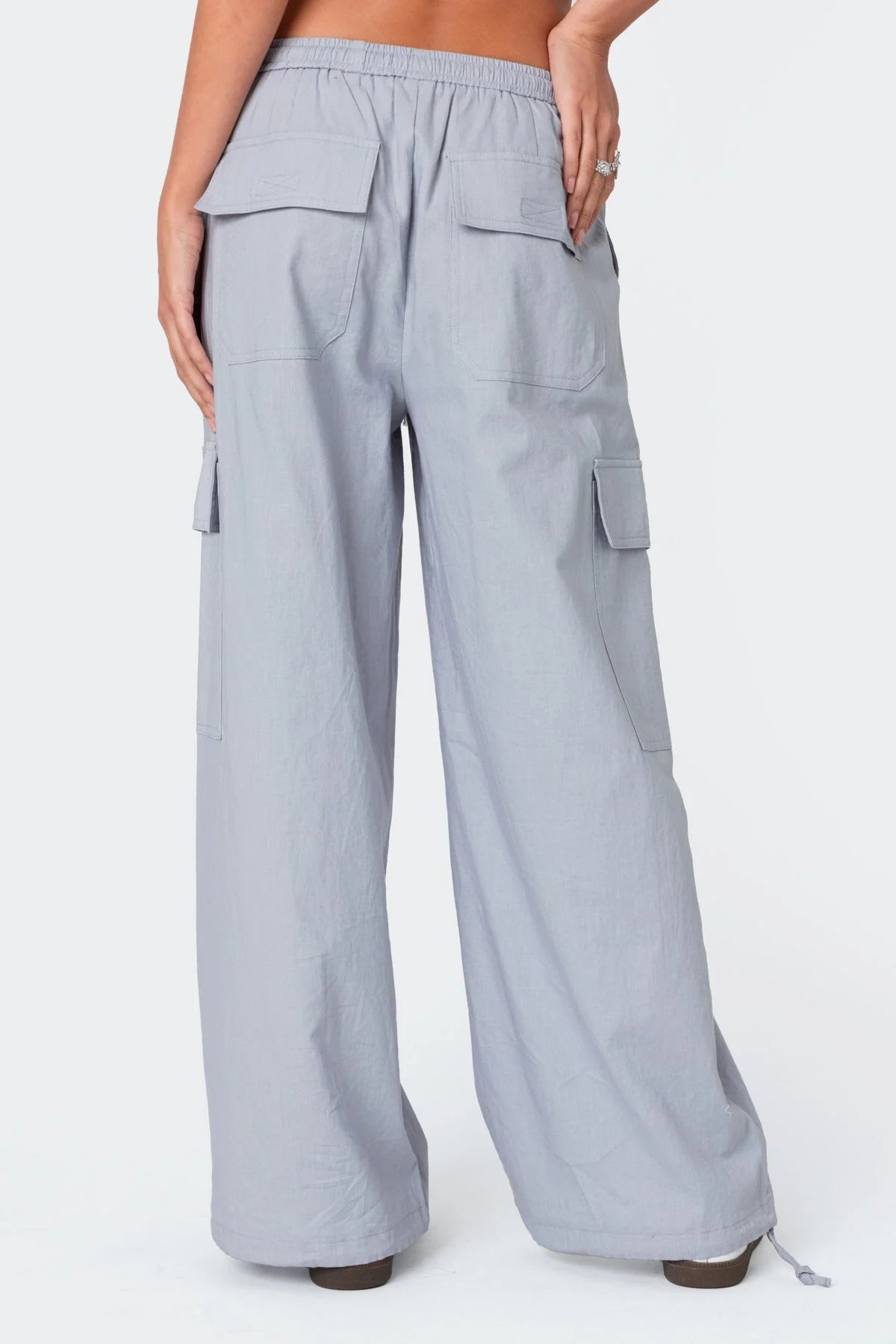 Phoenix Linen Look Cargo Pants