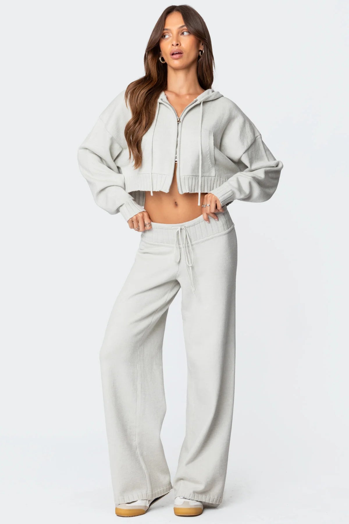 Russell Knit Hooded Cardigan