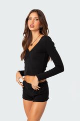 Rebekah Ribbed Top