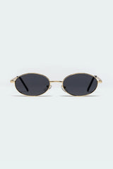 Naomie Oval Metal Sunglasses