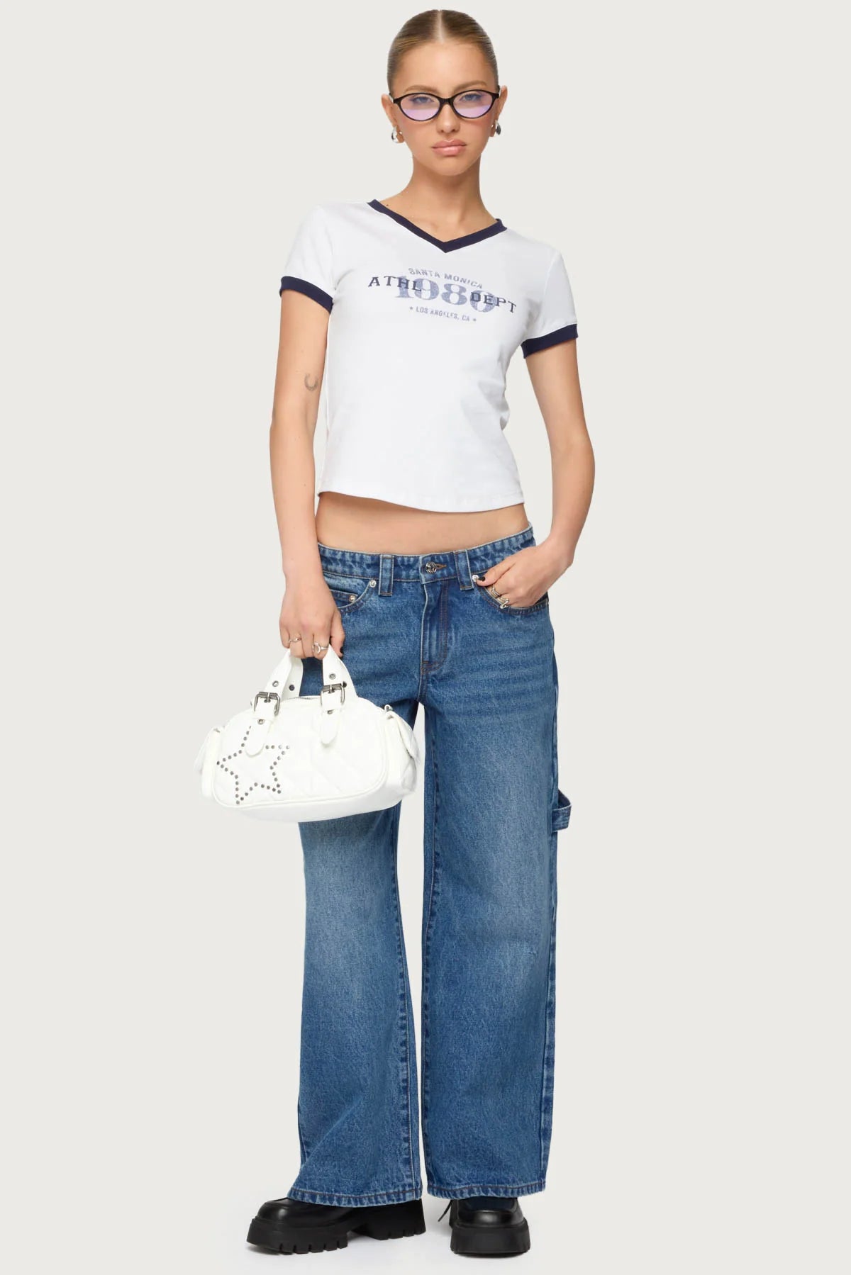 Petite Carpenter Low Rise Jeans