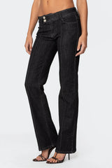 Avril Boot Cut Low Rise Jeans
