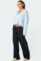 Marcie Oversize Cropped Sweater