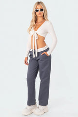 Layla Wrap Crop Top