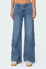 Lunar Low Rise Cargo Jeans