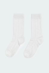 Bow Pointelle Socks