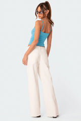 Dahlia Low Rise Straight Leg Jeans