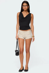 Twyla Polka Dot Stretch Shorts
