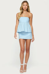 Avalai Linen Look Mini Skort