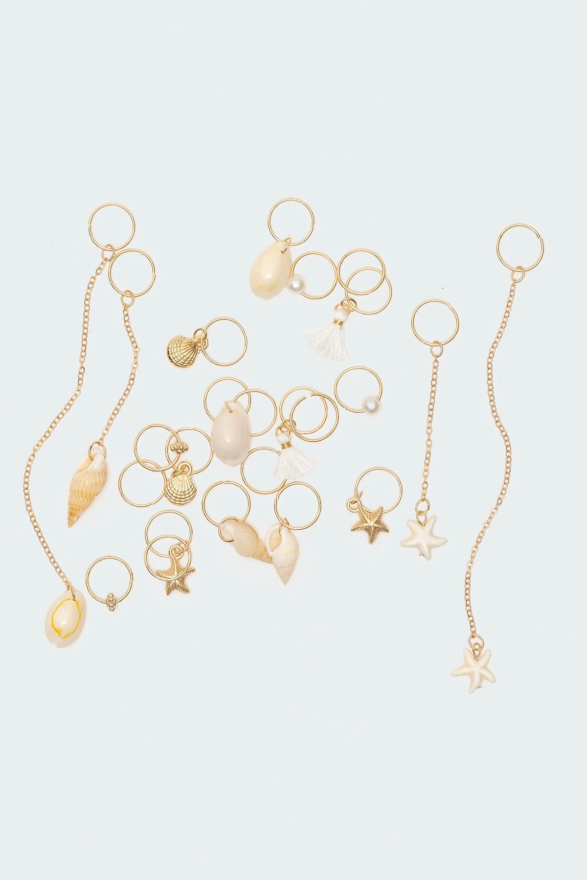 Coastal Hair Charm Set