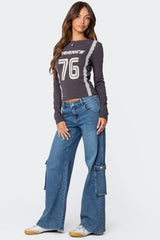Lunar Low Rise Cargo Jeans