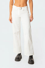 Sia Low-Rise Cargo Pants