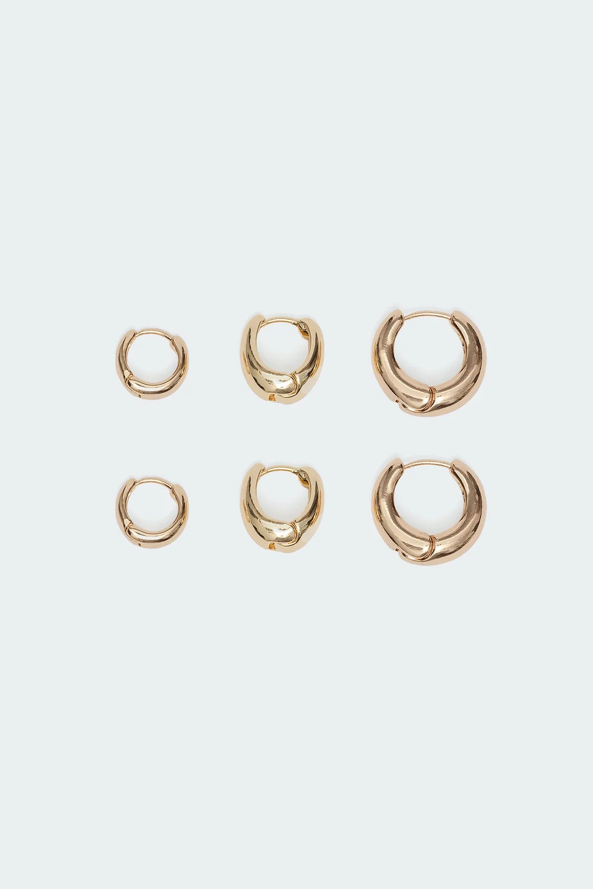 Chunky Hoop Earring Set