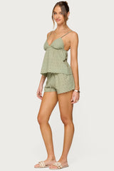 Talula Eyelet Babydoll Top