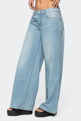 Ripley Distressed Low Rise Jeans