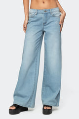 Ripley Distressed Low Rise Jeans