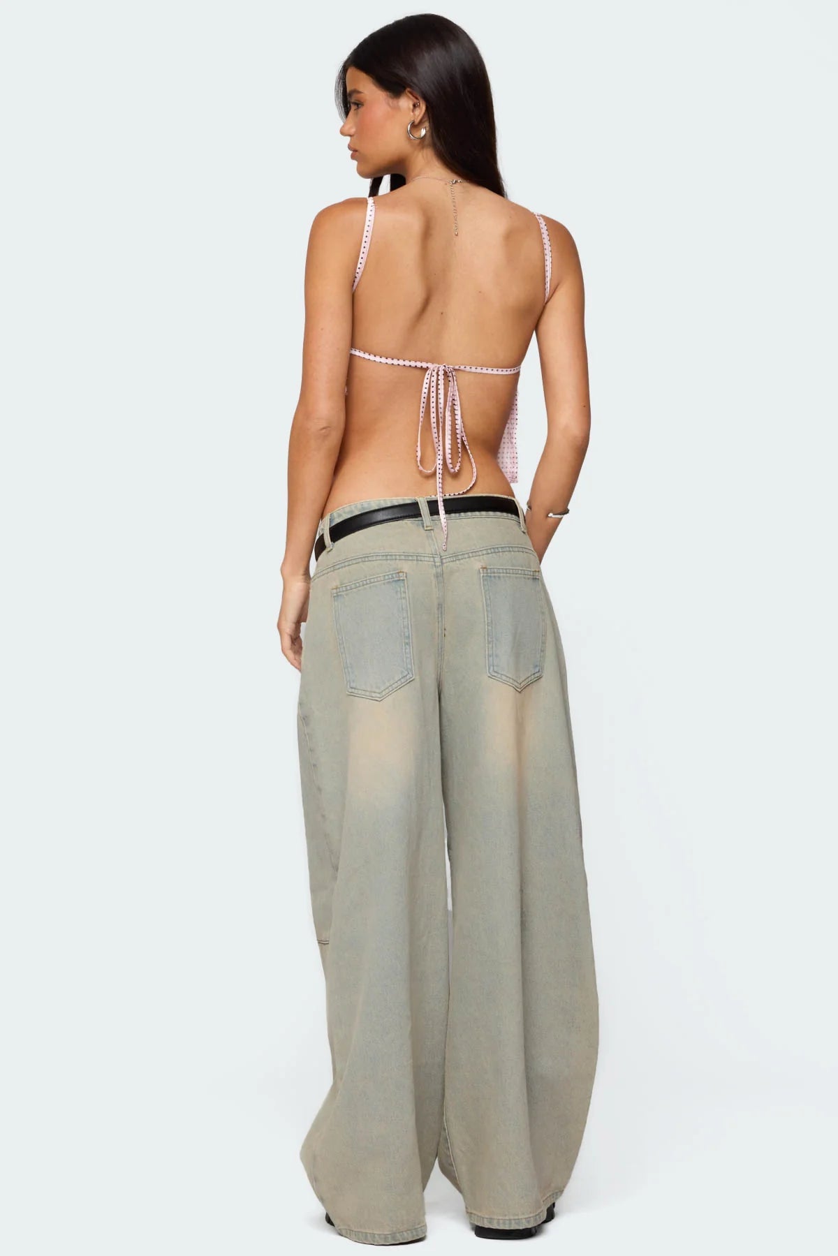 Santi Low Rise Wide Leg Jeans