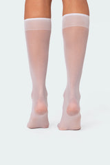 Sheer Knee High Socks
