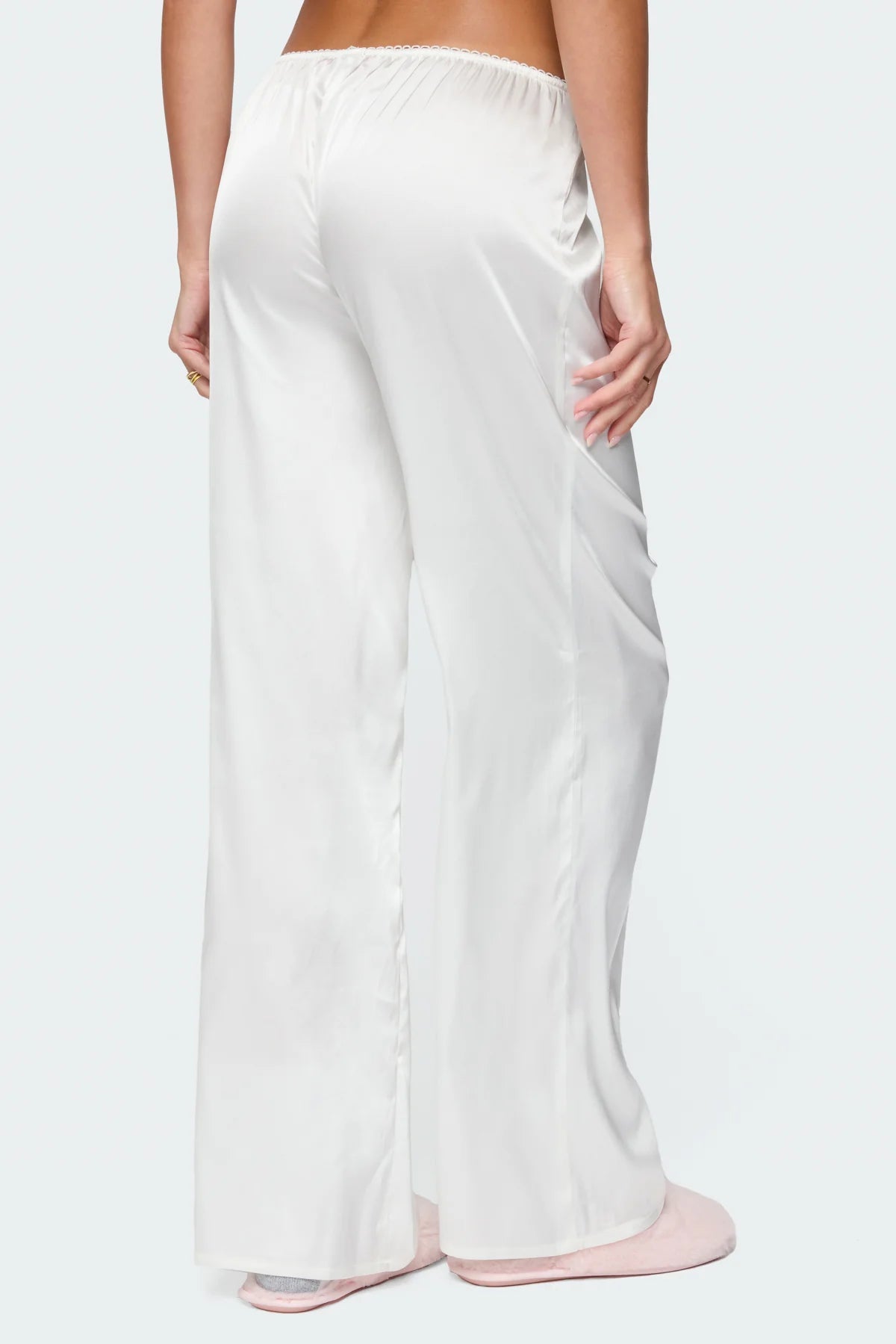 Izabella Satin Effect Pants