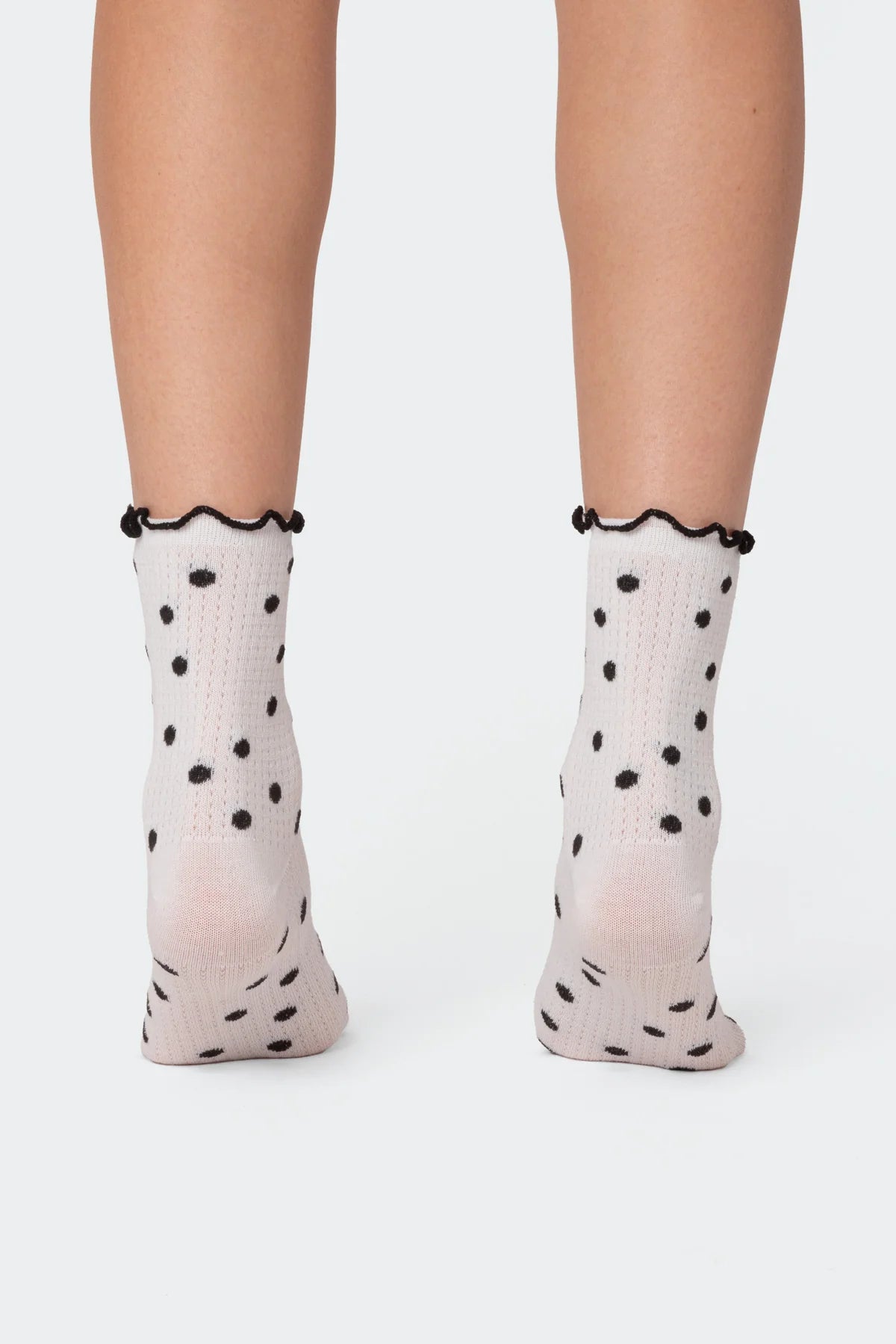 Polka Dot Frill Socks