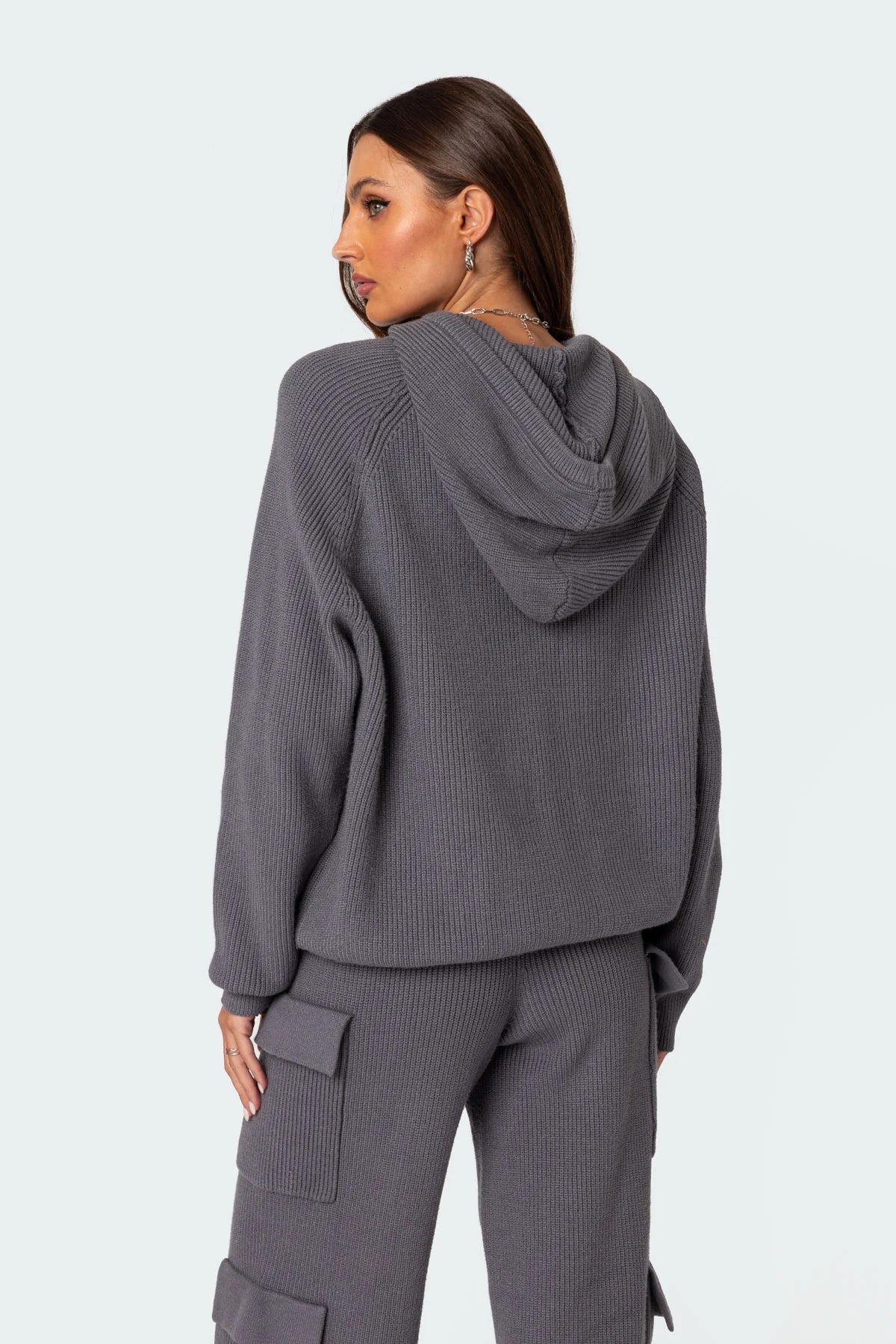 Wynter Oversized Knit Hoodie