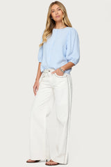 Quincy Studded Low Rise Jeans