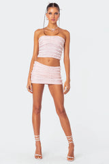 Izzy Ruffled Mini Skirt