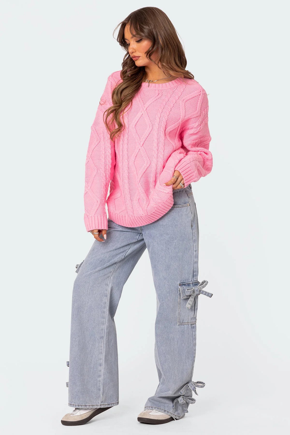 Kennedy Oversized Cable Knit Sweater