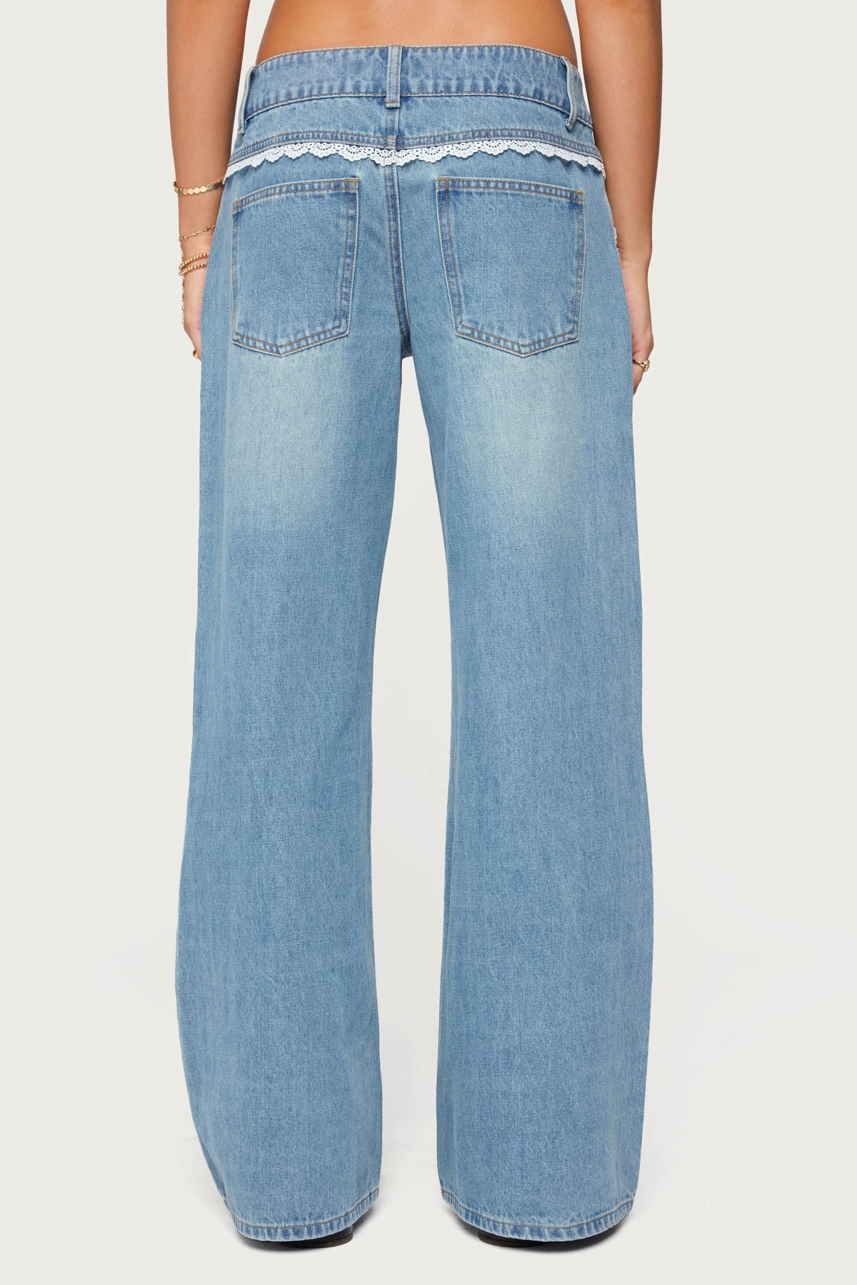 Alisha Lacey Low Rise Jeans