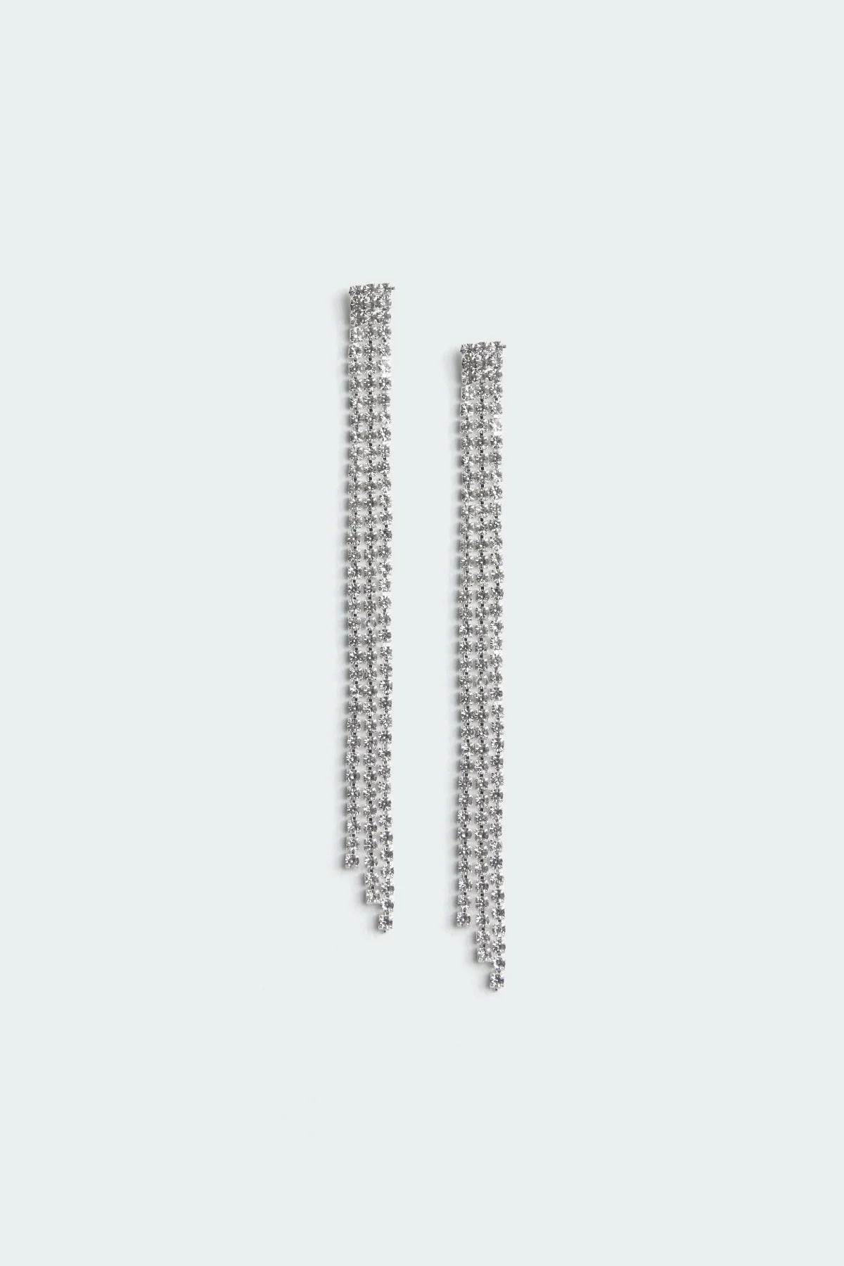 Glam Rhinestone Drop Earrings