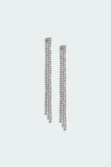 Glam Rhinestone Drop Earrings