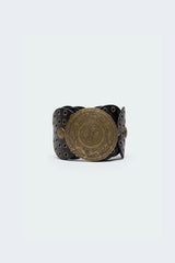 Faux Leather Western Disc Belt