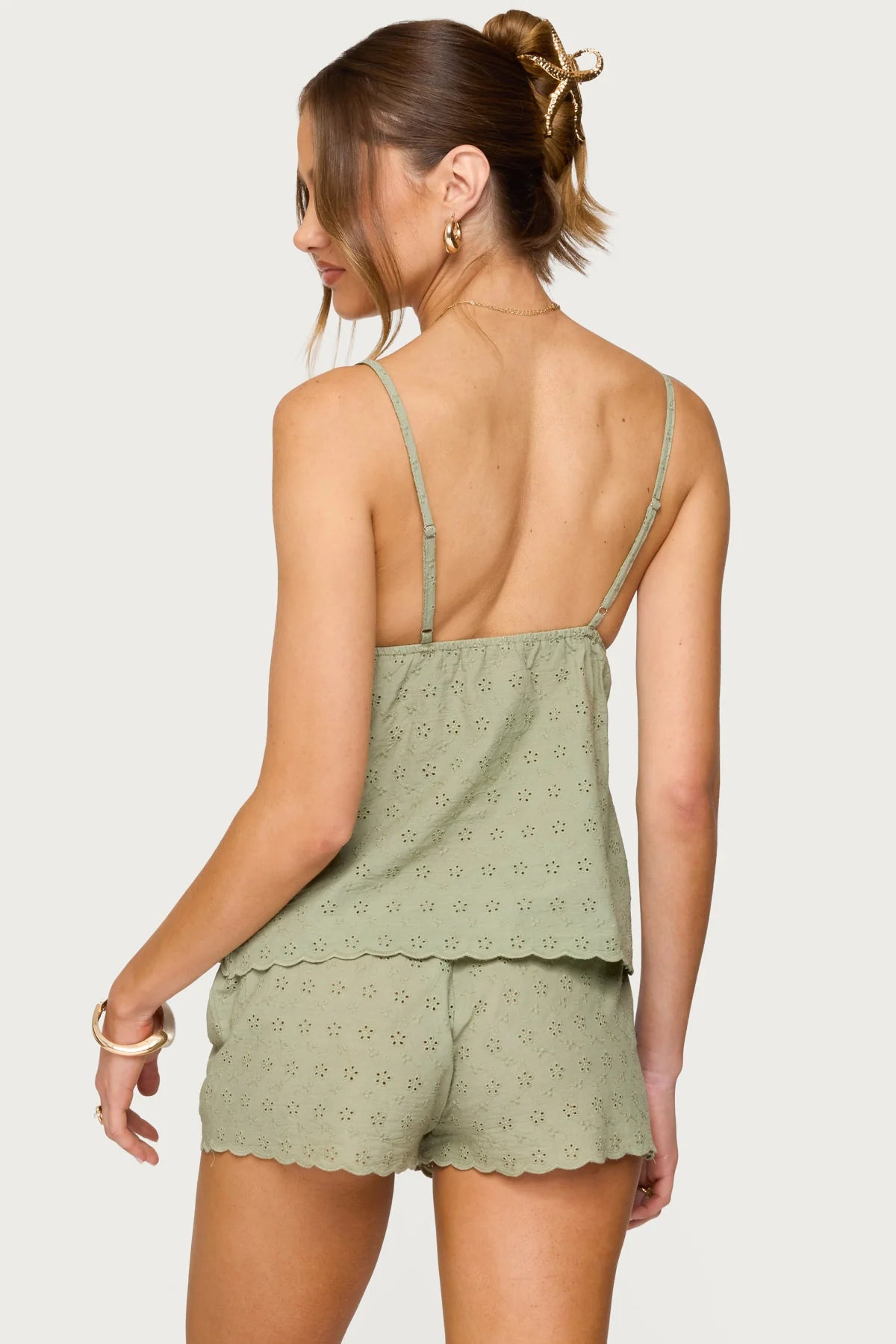 Talula Eyelet Babydoll Top
