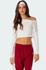 Winona Asymmetric Tie Top