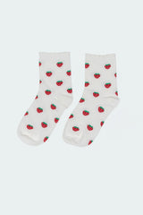 Strawberry Frill Socks