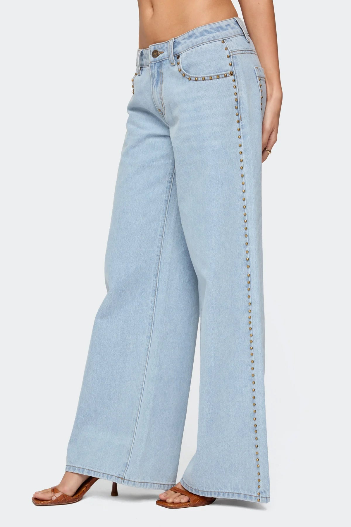 Stassie Studded Low Rise Jeans