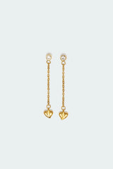 Dangley Heart Earrings